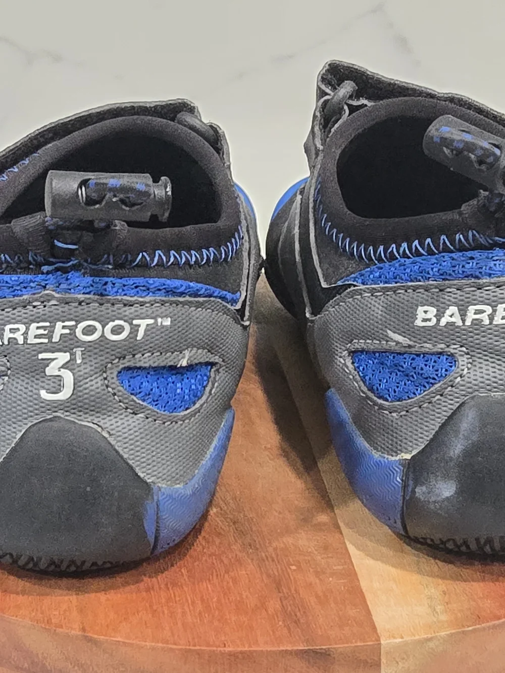 Body Glove Barefoot 3T Men's Size 7 Water Shoes Black Blue 3-Toe Minimalist